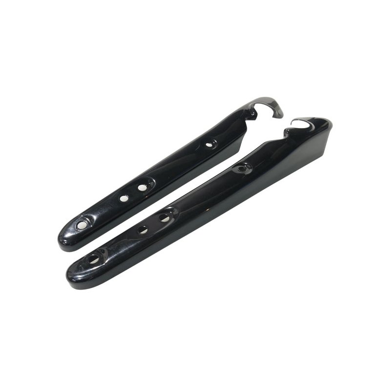 SPORTSTER FENDER STRUT COVER SET. BLACK Gloss black. 