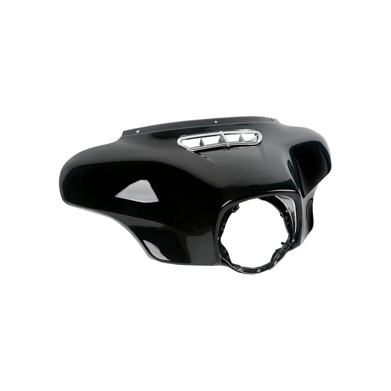 OUTER BATWING FAIRING. BLACK Gloss black. Heavy duty ABS construction. 