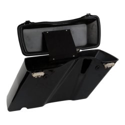 STANDARD SADDLEBAG SET. BLACK Gloss black. 