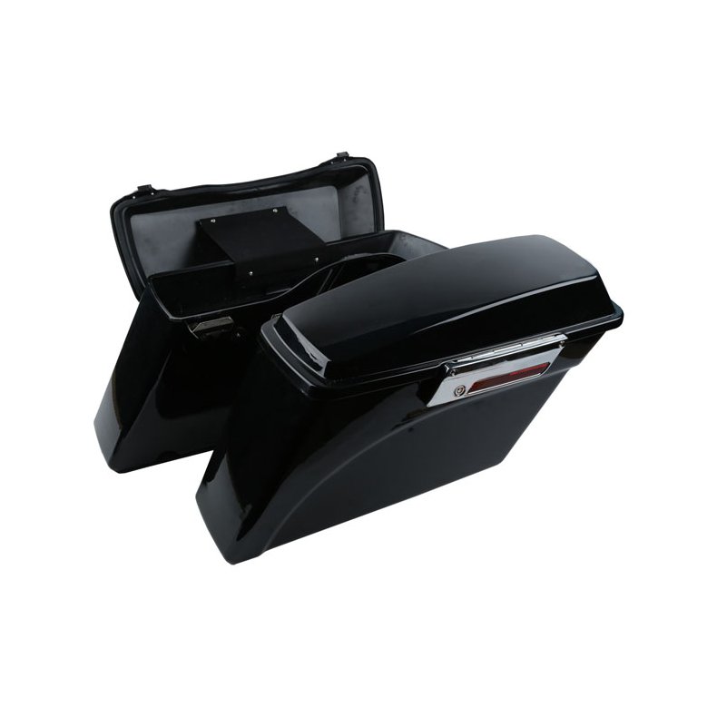 STANDARD SADDLEBAG SET. BLACK Gloss black. 