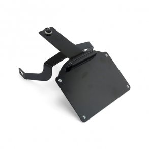 CPV, LICENSE PLATE BRACKET FXFB ALUMINUM. BLACK Aluminum.
