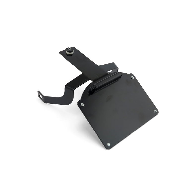 CPV, LICENSE PLATE BRACKET FXFB ALUMINUM. BLACK Aluminum.