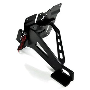 Zieger, side mount license plate bracket kit. Black  04-22 xl