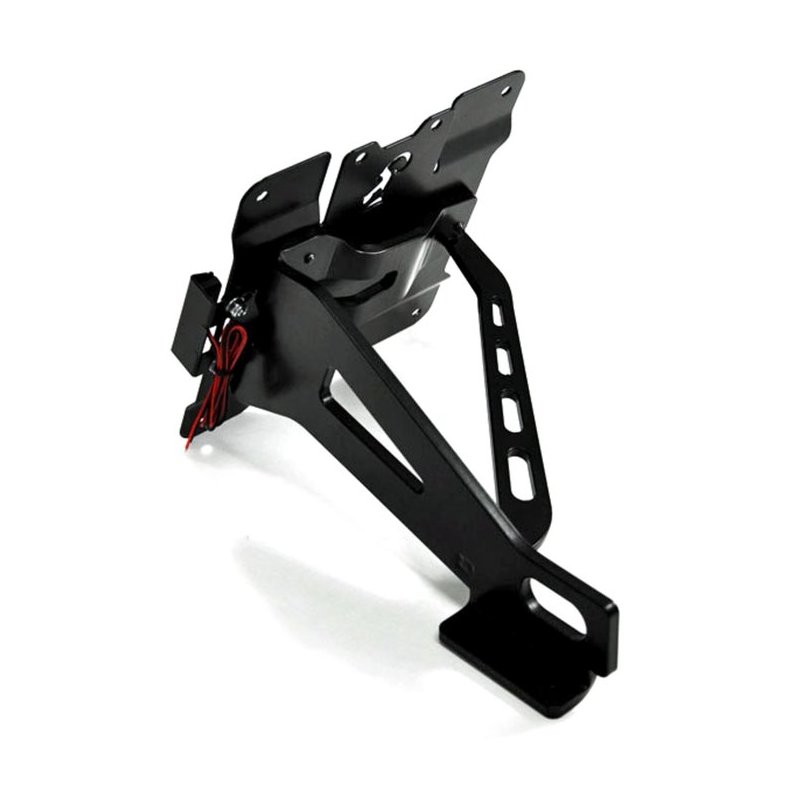 Zieger, side mount license plate bracket kit. Black  04-22 xl