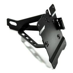 Zieger, side mount license plate bracket kit. Black  04-22 xl