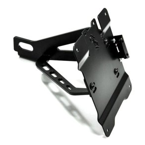 Zieger, side mount license plate bracket kit. Black 84-07 softail