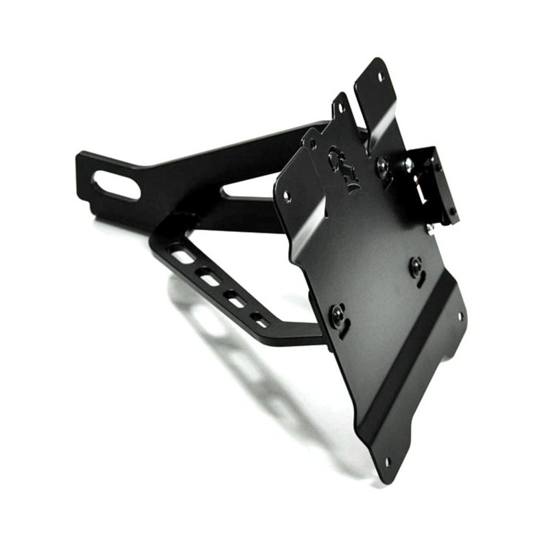 Zieger, side mount license plate bracket kit. Black  04-22 xl