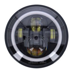 7" LED E Godkendt med halo ring