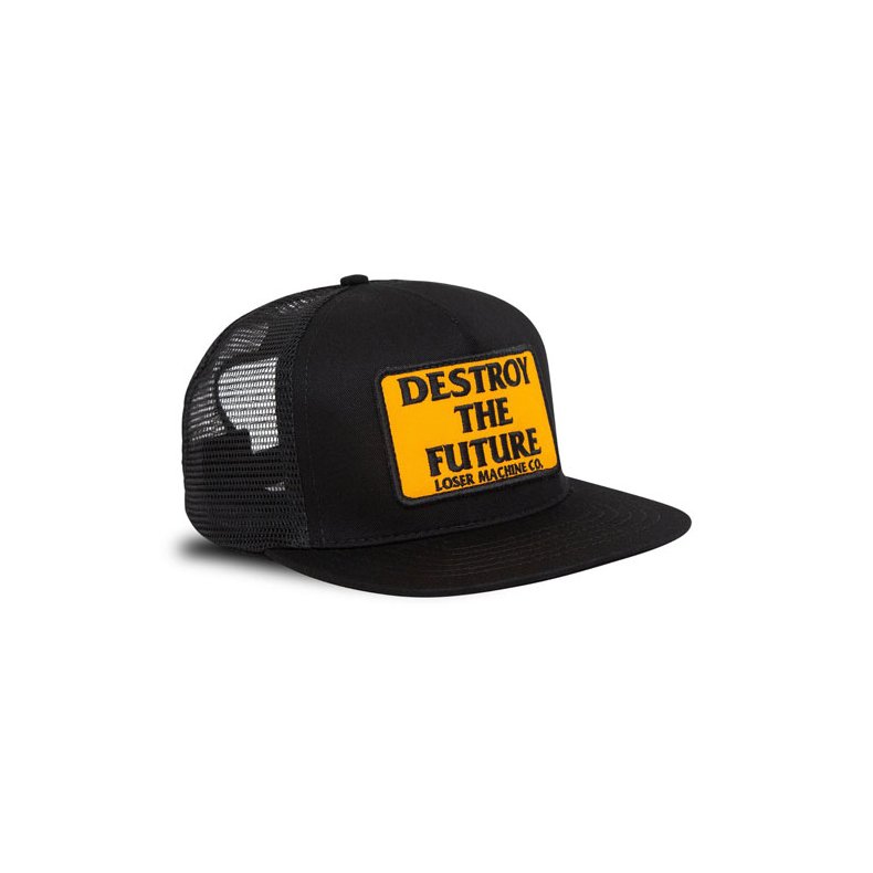 LOSER MACHINE DESTROY TRUCKER CAP BLACK