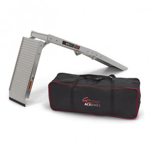 Motorcykel rampe, compact m. taske 300kg