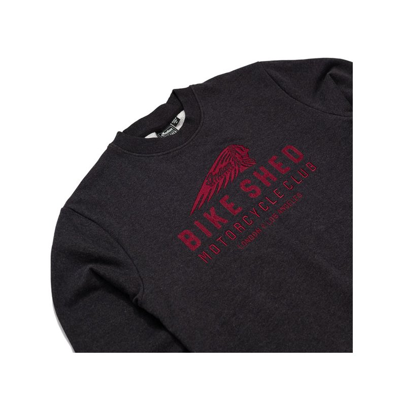 BSMC INDIAN MOTORCYCLE SWEATSHIRT CHARCOAL