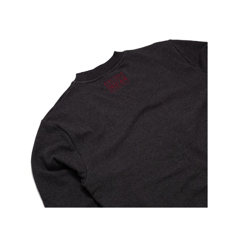 BSMC INDIAN MOTORCYCLE SWEATSHIRT CHARCOAL