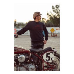 BSMC INDIAN MOTORCYCLE SWEATSHIRT CHARCOAL