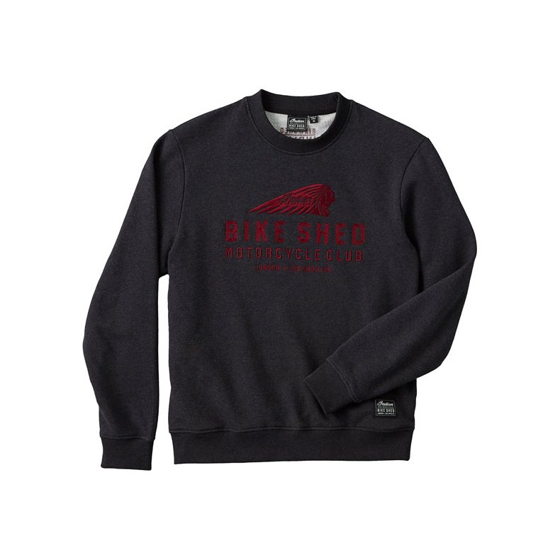 BSMC INDIAN MOTORCYCLE SWEATSHIRT CHARCOAL