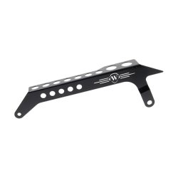 CULT-WERK, UPPER BELT GUARD. BLACK 06-17 Dyna