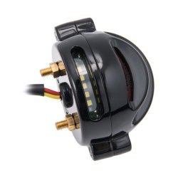 MOTONE, LECTER LED TAILLIGHT. BLACK, NO BRACKET. ECE Black. 