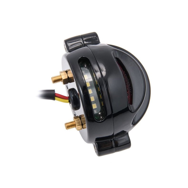MOTONE, LECTER LED TAILLIGHT. BLACK, NO BRACKET. ECE Black. 