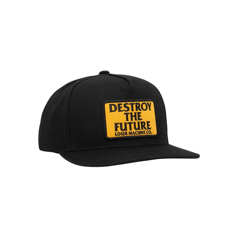 LOSER MACHINE DTF SNAPBACK CAP BLACK