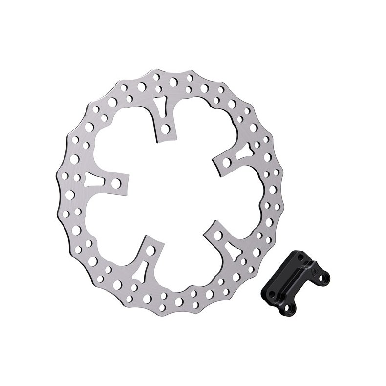 ARLEN NESS, 13" JAGGED SPOKE MOUNT ROTOR KIT.14-21 Touring 