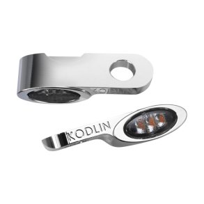 odlin, LED turn signals Elypse front No DLR (Day Light Driving light).  Chrome.