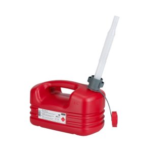 Pressol, HDPE fuel can. Red, 5 liter 5 liter, UN approved. Robust, rust free and impact resistant HD
