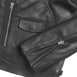 REXFORD BLACK LEATHER JACKET