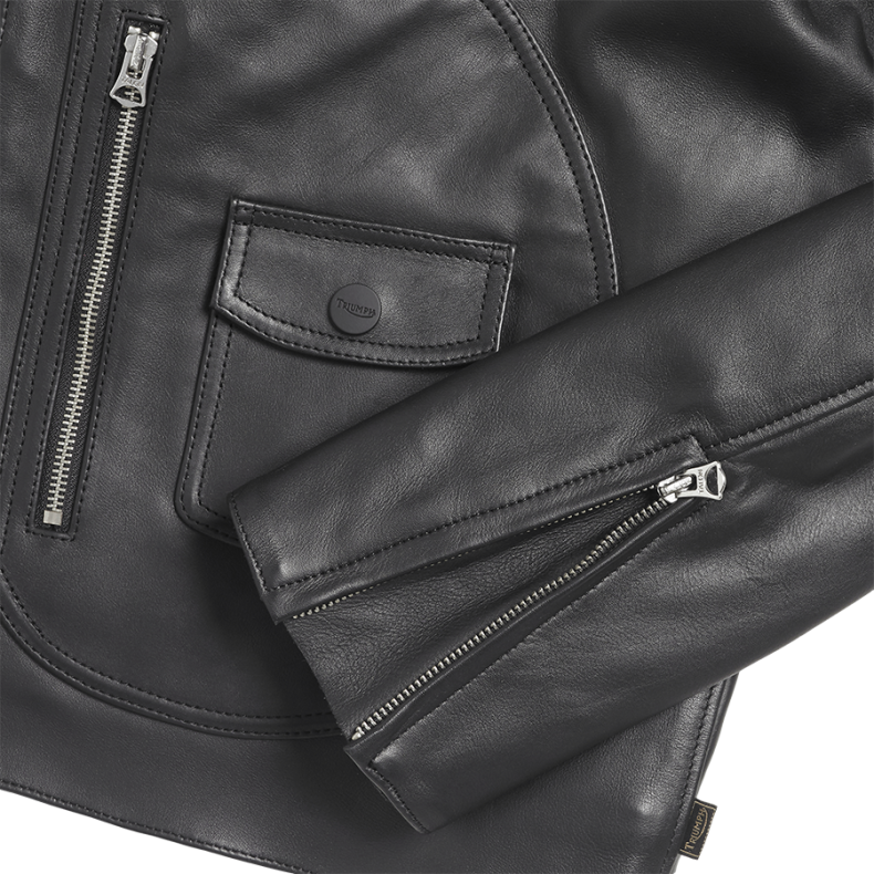 REXFORD BLACK LEATHER JACKET