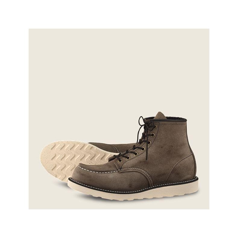 RED WING SHOES 8863 6-INCH MOC TOE - SLATE MULESKINNER