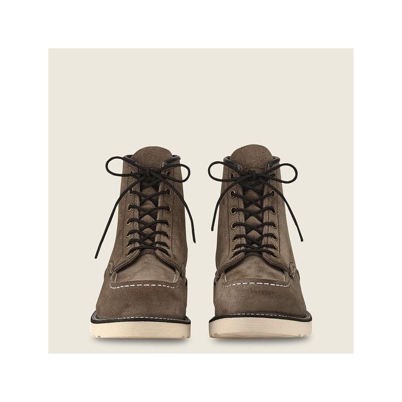 RED WING SHOES 8863 6-INCH MOC TOE - SLATE MULESKINNER