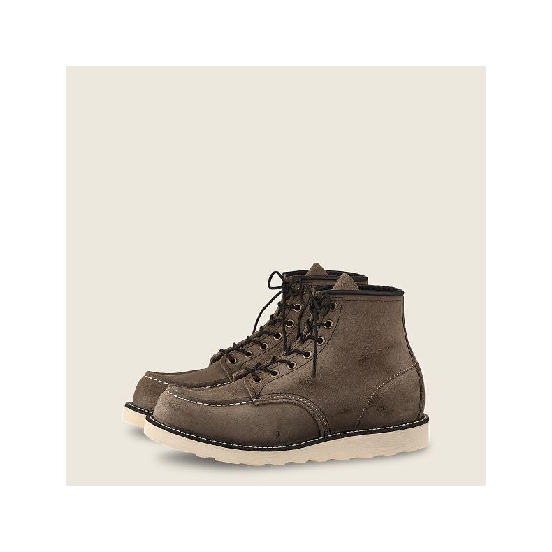 RED WING SHOES 8863 6-INCH MOC TOE - SLATE MULESKINNER