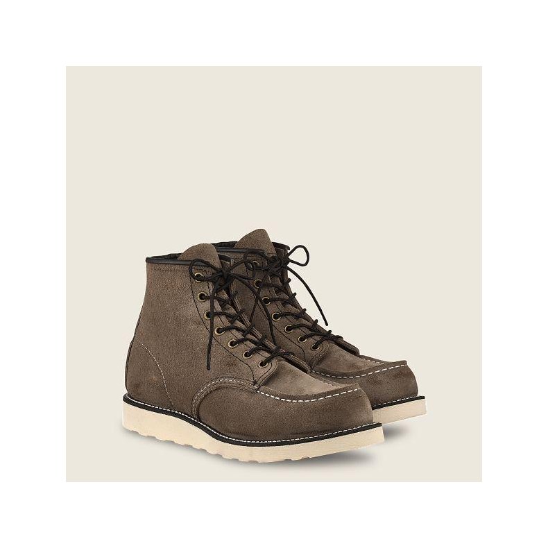 RED WING SHOES 8863 6-INCH MOC TOE - SLATE MULESKINNER 