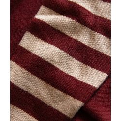 SAINT RETRO KNIT CREW (rd &amp; grn)