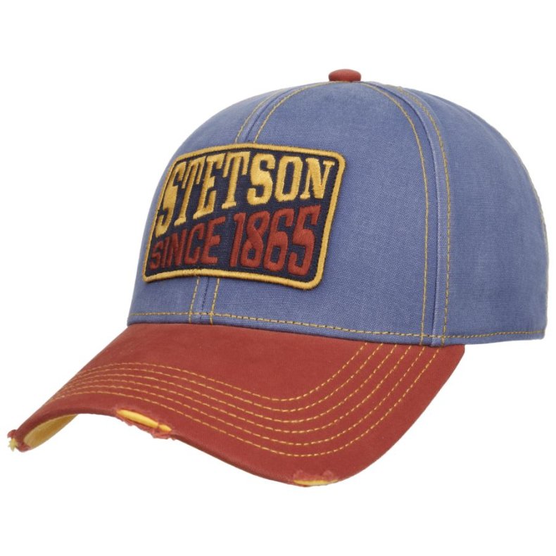 VINTAGE DISTRESSED PEAK CAP BLUE