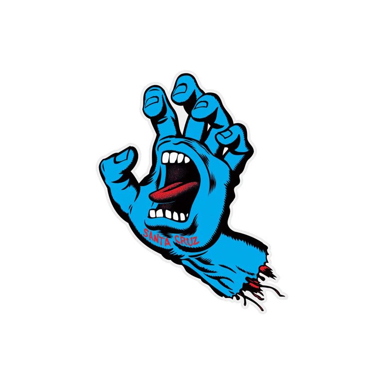 Santa Cruz Screaming Hand Sticker 