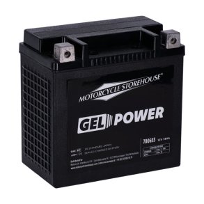 Batteri med hj CCA. MCS, Nano Series sealed GEL battery.  04-22 (NU) XL Sportster; 21-25