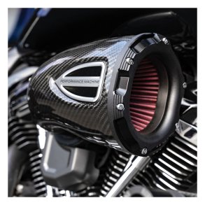 PM, C4 Series air cleaner. Black carbon fiber 