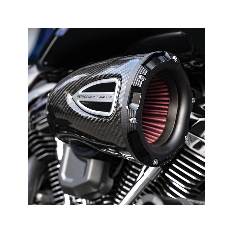 PM, C4 Series air cleaner. Black carbon fiber 