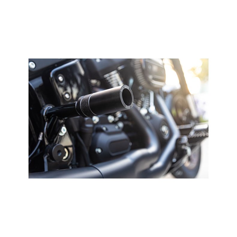 Burly Brand, Brawler crash bar kit M8 Softail. Rear. 18-24 Softail excl. FXBB, FXDRS with OEM exhaus