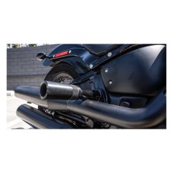 Burly Brand, Brawler crash bar kit M8 Softail. Rear. 18-24 Softail excl. FXBB, FXDRS with OEM exhaus