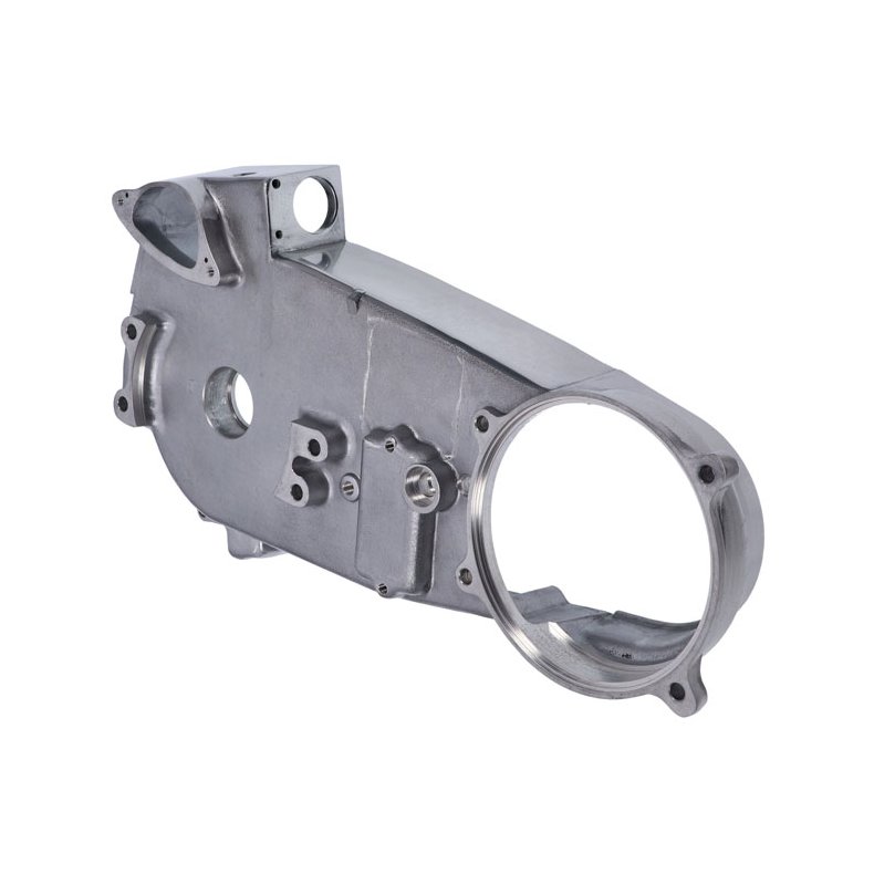 Inner primary cover. Cast Natural cast finish. 71-84 4-speed FX, FXE