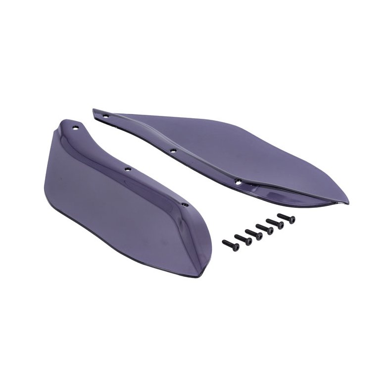 Fairing deflector set. Dark smoke Fits models with Batwing fairings. 96-13 med batwing.