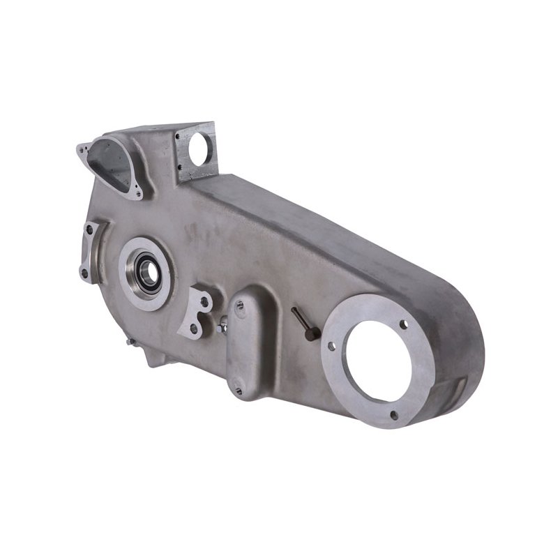 Inner primary cover. Cast Natural cast finish. 65-69 FLH