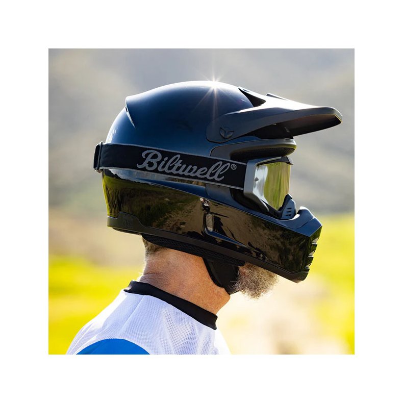 Biltwell Ridgeline goggles script grey 