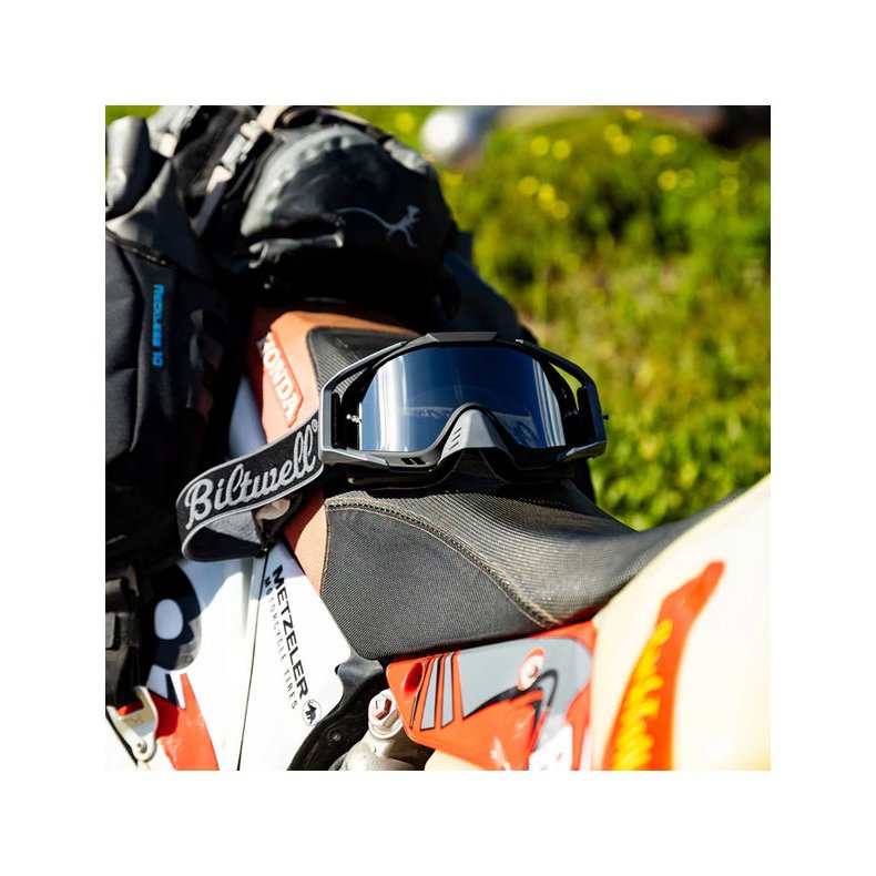 Biltwell Ridgeline goggles script grey 