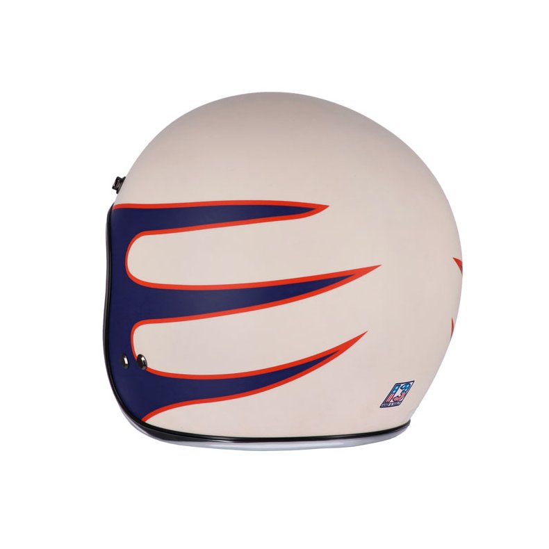 13 1/2 Skull bucket helmet Superior vintage white