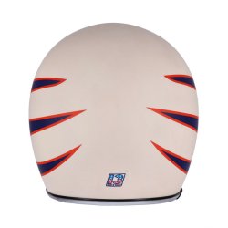 13 1/2 Skull bucket helmet Superior vintage white