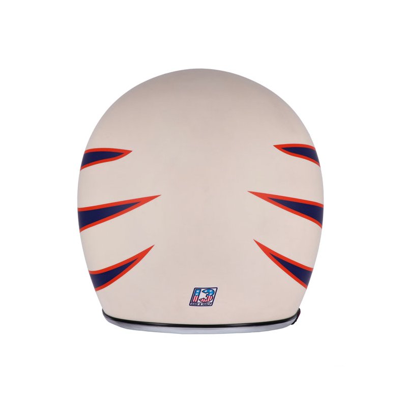 13 1/2 Skull bucket helmet Superior vintage white