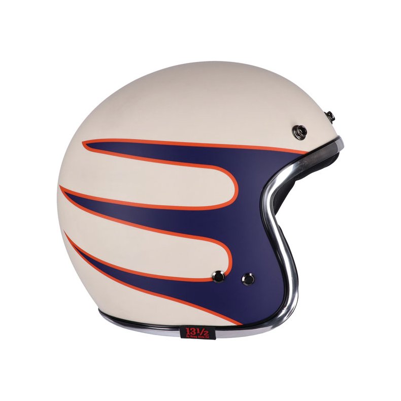 13 1/2 Skull bucket helmet Superior vintage white