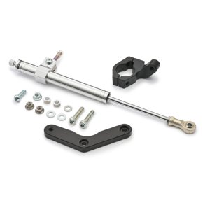 Daytona, steering damper kit. Silver 22-24 FXLRST Low Rider ST 117