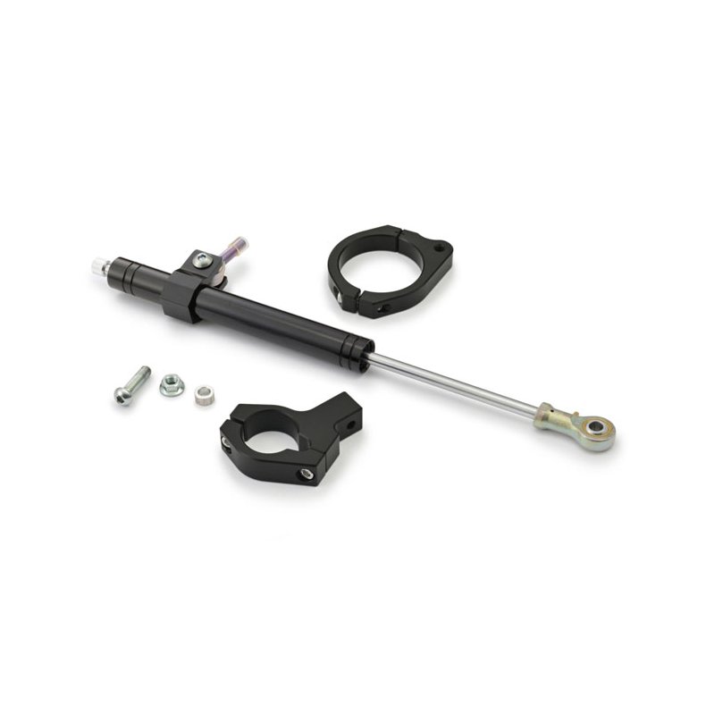 Daytona, steering damper kit. Black 20-21 FXLRS Low Rider 114; 22-24 FXLRS Low Rider 117